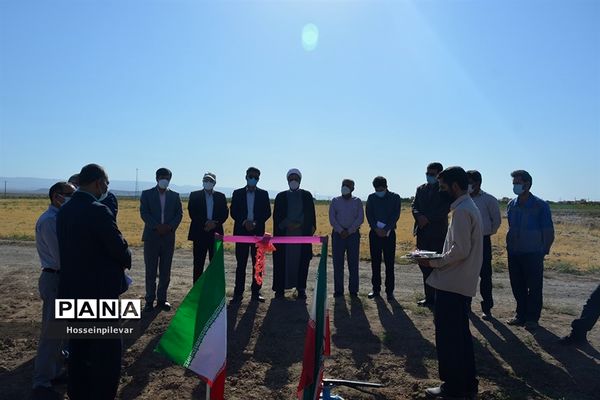 افتتاح پروژه آبیاری کم فشار در بخش ماژان شهرستان خوسف