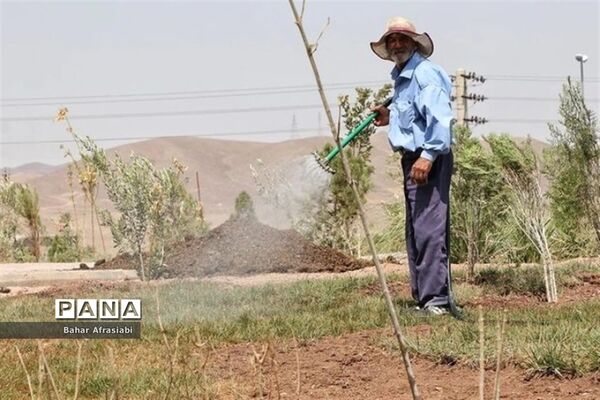 اجرای طرح جهادی شستشو معابر در  شهرک آبشناسان رباط‌کریم