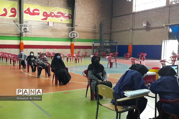 آغاز واکسیناسیون کووید ۱۹، فرهنگیان منطقه ۸