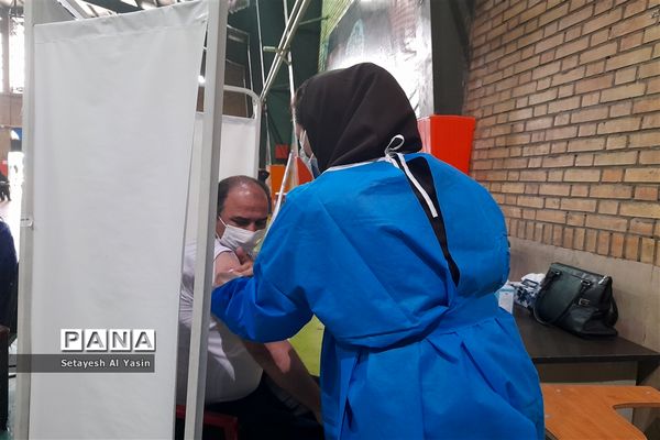 آغاز واکسیناسیون کووید ۱۹، فرهنگیان منطقه ۸