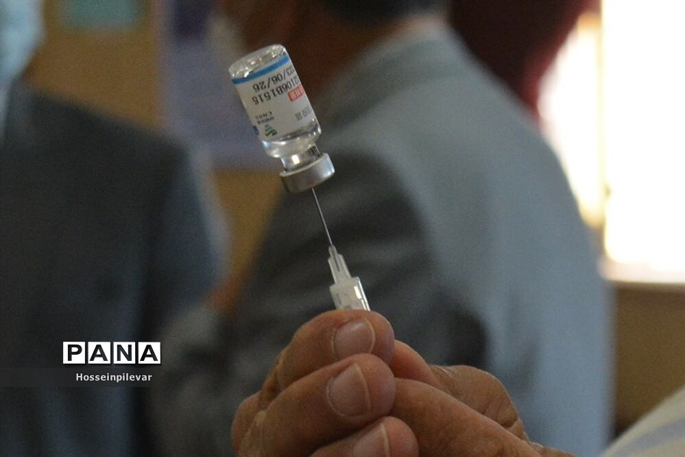 افتتاح مرکز واکسیناسیون دانشگاه فرهنگیان بیرجند استان خراسان جنوبی