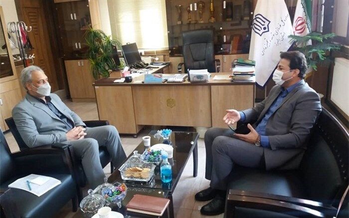 دیدار رئیس اداره آموزش و پرورش استثنایی البرز با مدیرکل سازمان نوسازی و تجهیز مدارس