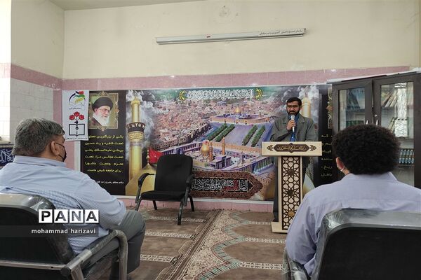 مراسم یادبود معلم فقید افسانه احسانی در شهرستان کارون