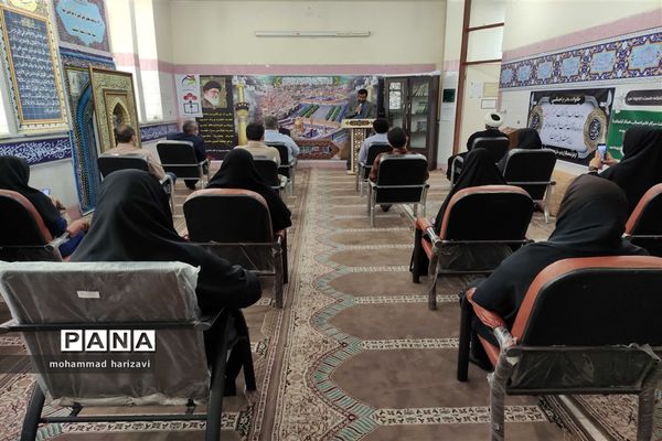 مراسم یادبود معلم فقید افسانه احسانی در شهرستان کارون