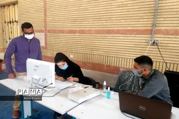 آغاز واکسیناسیون فرهنگیان شهرستان حمیدیه