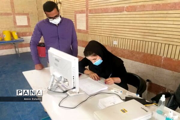 آغاز واکسیناسیون فرهنگیان شهرستان حمیدیه