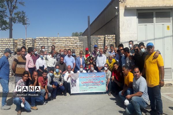 استقبال از کوهنوردان  افتخار آفرین کاشمری