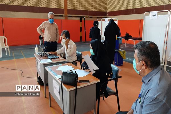پایان روند واکسیناسیون فرهنگیان شهرستان محلات