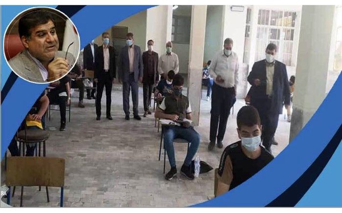 بازدید فولادوند از آزمون مدارس فرهنگ و نمونه دولتی در منطقه ۱۱