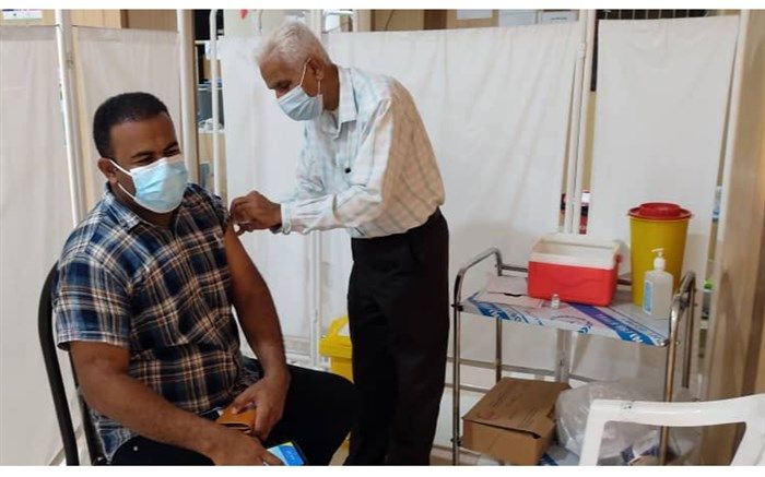 اجرای طرح واکسیناسیون فرهنگیان در شهرستان میناب