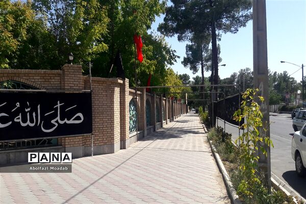 حال هوای خیابان های شهرستان کاشمر در ایام ماه محرم