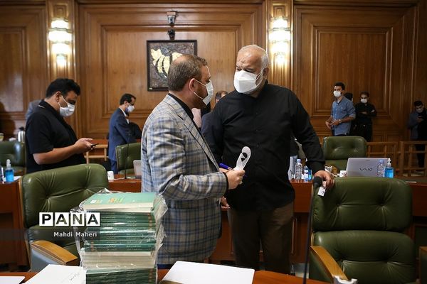 تودیع پیروز حناچی شهردار سابق تهران