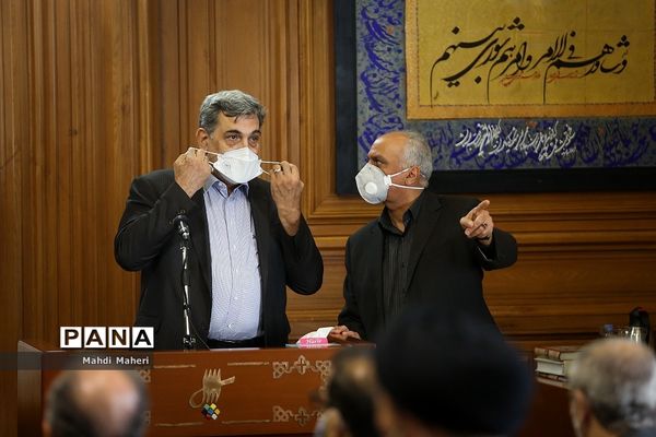 تودیع پیروز حناچی شهردار سابق تهران