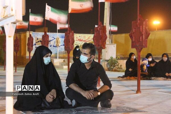 آغاز عزاداری دهه اول محرم در گلزار شهدای زابل