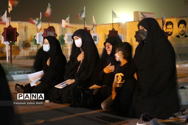 آغاز عزاداری دهه اول محرم در گلزار شهدای زابل