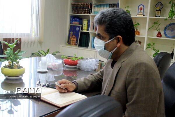 جلسه هماهنگی سوگواره احلی من العسل در معاونت پرورشی  و فرهنگی  آموزش و پرورش استان بوشهر