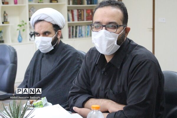 جلسه هماهنگی سوگواره احلی من العسل در معاونت پرورشی  و فرهنگی  آموزش و پرورش استان بوشهر