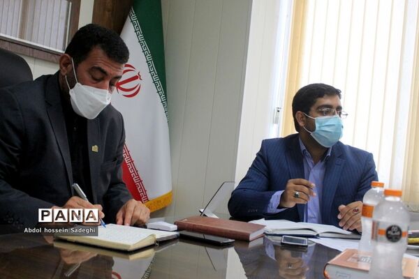 جلسه هماهنگی سوگواره احلی من العسل در معاونت پرورشی  و فرهنگی  آموزش و پرورش استان بوشهر