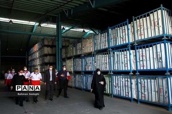 بازدید خبرنگاران از سازمان امداد و نجات جمعیت هلال احمر