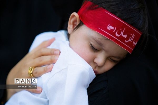 آیین شیرخوارگان حسینی در شهر جعفریه قم