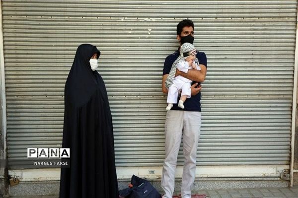 آیین شیرخوارگان حسینی در شهر جعفریه قم