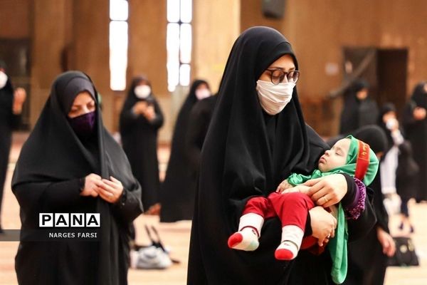 آیین شیرخوارگان حسینی در شهر جعفریه قم