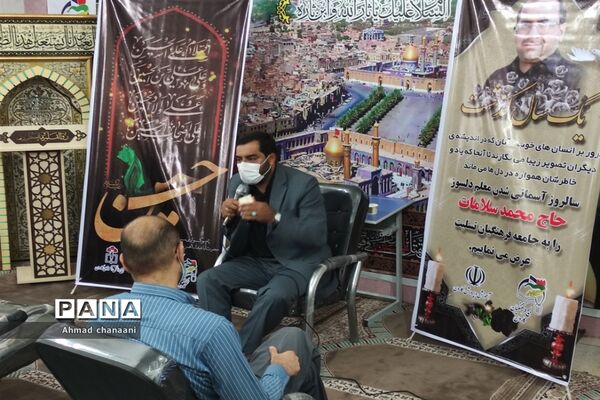آیین بزرگداشت اولین سالگرد آسمانی شدن معاون سابق پرورشی اداره آموزش و پرورش کارون