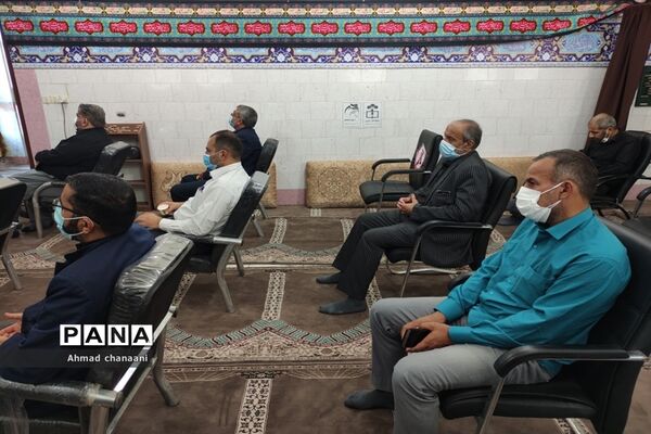 آیین بزرگداشت اولین سالگرد آسمانی شدن معاون سابق پرورشی اداره آموزش و پرورش کارون