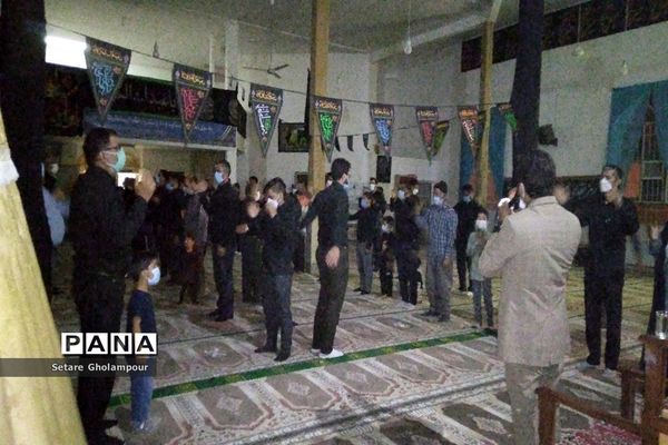 مراسم عزاداری دهه اول ماه محرم در درمیان