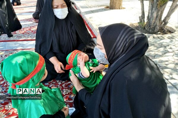 برگزاری مراسم شیر خوارگان حسینی در زیارتگاه شهید مدرس
