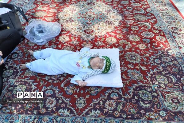 برگزاری مراسم شیر خوارگان حسینی در زیارتگاه شهید مدرس