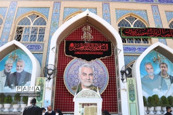 برگزاری سوگواره  احلی من العسل در جوار مرقد حاج قاسم سلیمانی