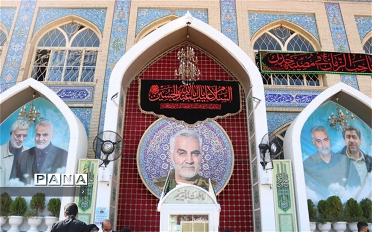 سوگواره احلی من‌العسل در گلزار شهدای کرمان برگزار ‌شد