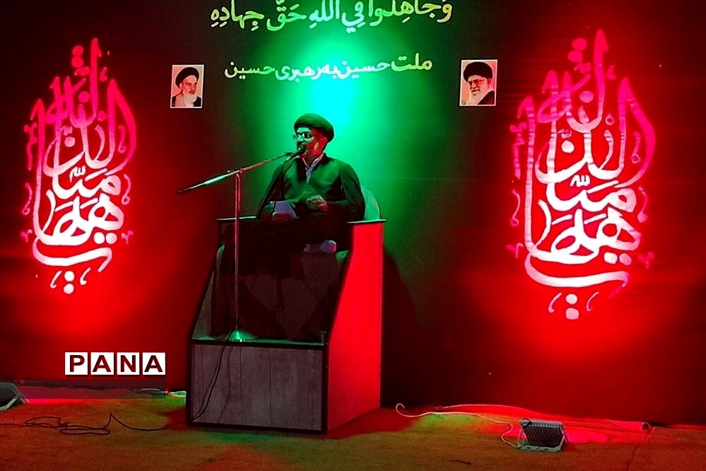 مراسم عزاداری هیئت فرهنگی زوارالزهرا (س) در ابرکوه
