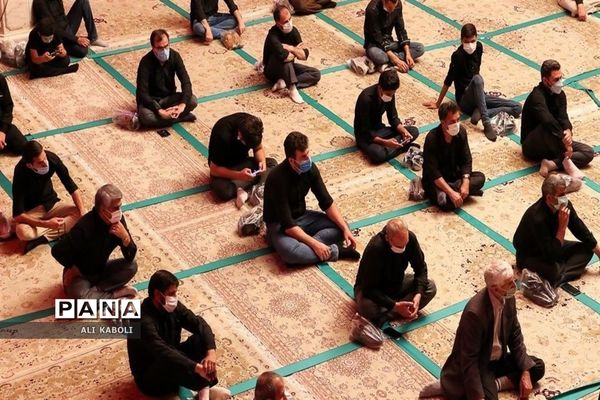 عزاداری شب پنجم محرم در حسینیه اعظم زنجان