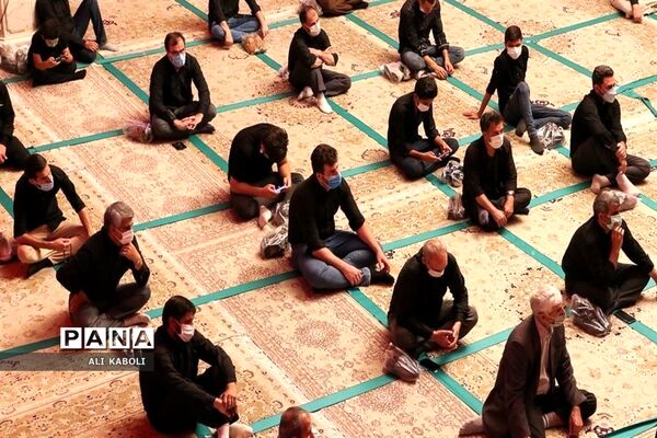 عزاداری شب پنجم محرم در حسینیه اعظم زنجان