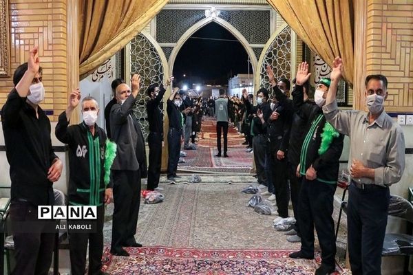 عزاداری شب پنجم محرم در حسینیه اعظم زنجان