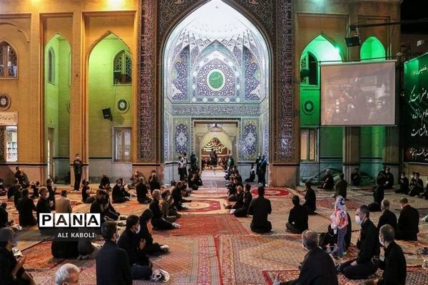 عزاداری شب پنجم محرم در حسینیه اعظم زنجان