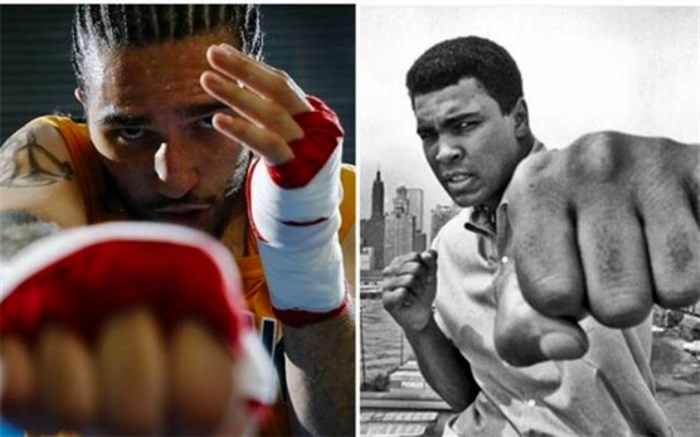 پیروزی نوه محمدعلی کلی در  اولین مبارزه بوکس