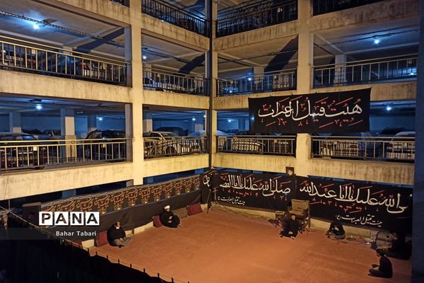 مراسم سوگواری امام حسین (ع) در منطقه ۵ شهر تهران