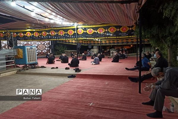 مراسم سوگواری امام حسین (ع) در منطقه ۵ شهر تهران