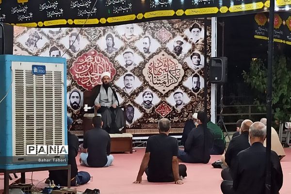 مراسم سوگواری امام حسین (ع) در منطقه ۵ شهر تهران