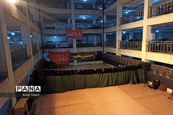 مراسم سوگواری امام حسین (ع) در منطقه ۵ شهر تهران