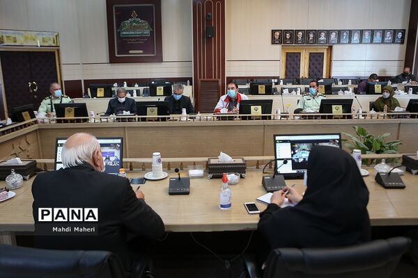 جلسه ستاد مدیریت و مقابله با بیماری کرونا استان تهران