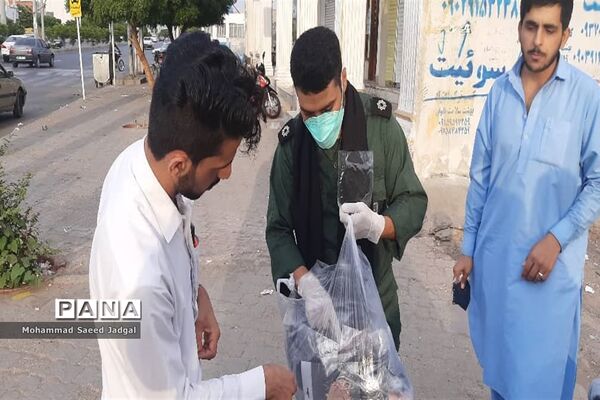 توزیع ماسک رایگان در چابهار