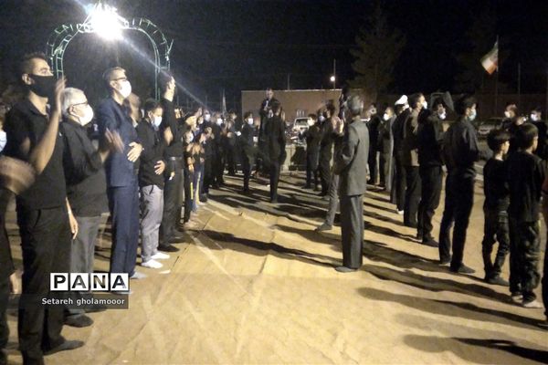 مراسم عزاداری ماه محرم درمسجد محمدرسول الله شهرستان درمیان