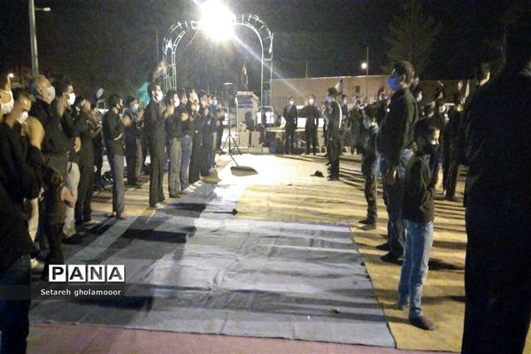 مراسم عزاداری ماه محرم درمسجد محمدرسول الله شهرستان درمیان