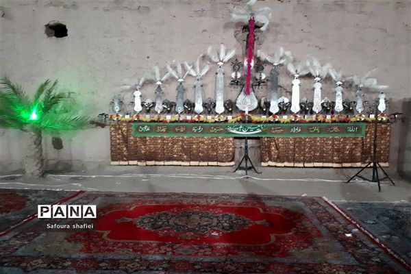 مراسم عزاداری شب ۸ماه محرم  روستای خوانشرف نهبندان