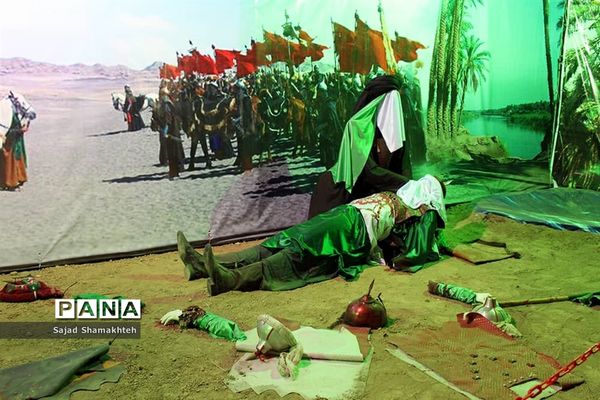 مراسم سوگواری امام حسین (ع) در مناطق مختلف شهر اهواز