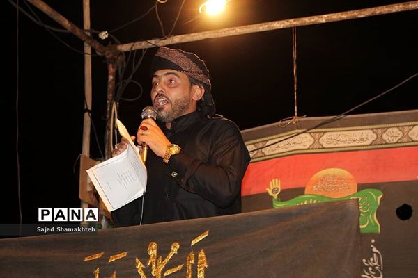 مراسم سوگواری امام حسین (ع) در مناطق مختلف شهر اهواز